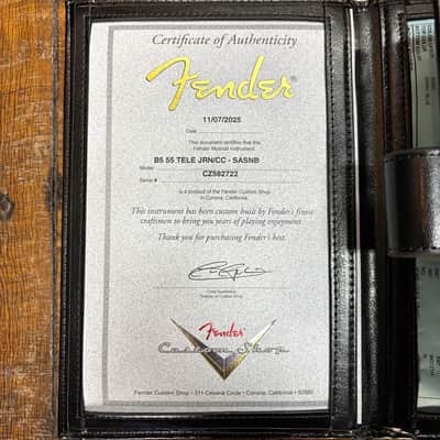 Fender Custom Shop 1955 Telecaster Journeyman Relic Electric Guitar Super Aged Sonic Blue w/Tweed Case image 12
