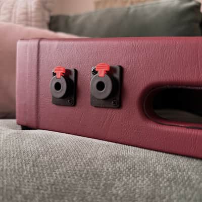 Bolt Custom Pedalboard - Burgundy Tolex | Handmade image 8