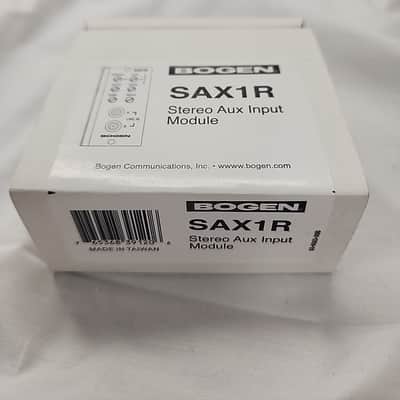 Bogen SAX1R, Stereo AUX- Advanced Input Module image 2