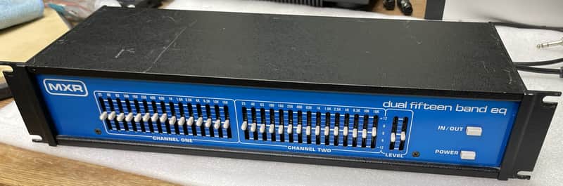 MXR Dual Fifteen Band EQ Blue image 1