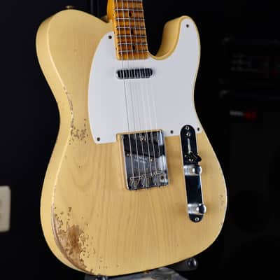 Fender Custom Shop 1954 Telecaster Super Heavy Relic Nocaster Blonde image 1