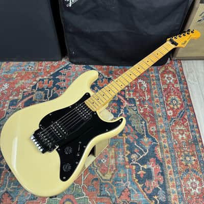 1985 Fender Boxer Stratocaster Model ST-555 w/System I Trem - Vintage White image 1