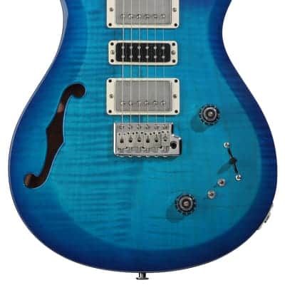 PRS S2 Special Semi-Hollow Electric Guitar - Lake Blue image 2