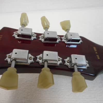 Samick LS450 Artist Series Lp Copy with case 90's Metallic Red Flake image 4