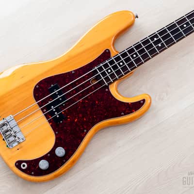 1974 Greco Electric Bass PB-420N Vintage P Bass Natural Japan w/ Fender USA Pickup image 1