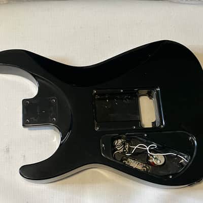2000's Made in Japan Jackson DK2M Dinky Black Guitar Body Floyd Ready image 10