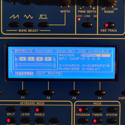 Oberheim OB-12 49-Key 12-Voice Synthesizer 2000 - Blue - LCD REPLACED! image 9