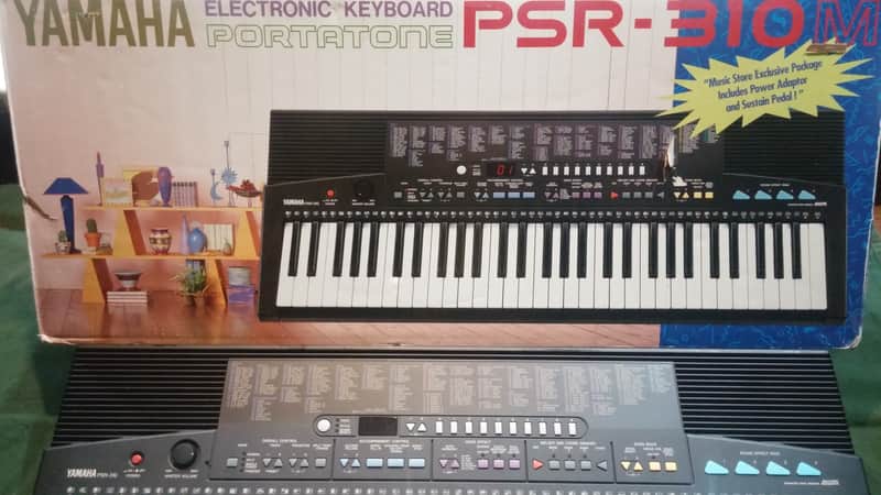 Yamaha PSR-310M 61 Key MIDI Workstation Keyboard (1993) Black | Reverb