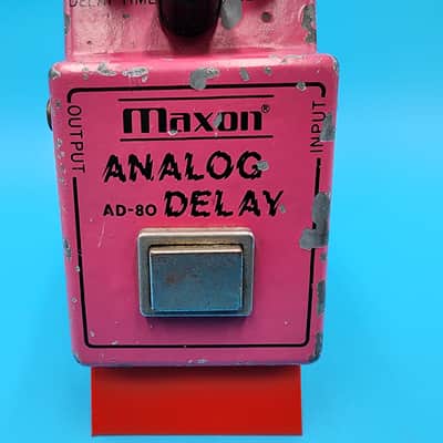 Vintage 80s Maxon AD-80 Analog Delay Guitar Effect Pedal Original Bass MIJ Japan image 3