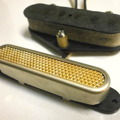 Telecaster Pickups SET Aged Relic FOIL Alnico V A5 Vintage Tele Bridge Neck Fits Fender Squire Q image 1