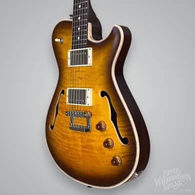 Knaggs Chena Semi-Hollowbody Electric Guitar, Tobacco Burst image 2