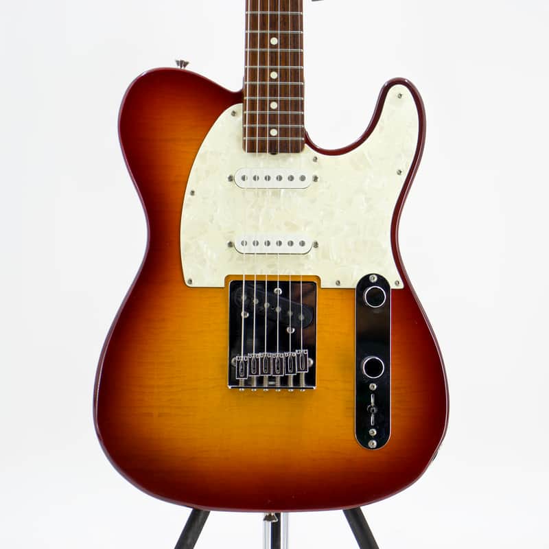 Used Fender Telecaster Deluxe Foto Flame Aged Cherry Sunburst Electric Guitar w/OHSC
