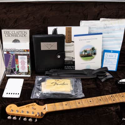 2006 Fender Masterbuilt Chris Fleming Eric Clapton Blackie Tribute Mint w/ Duck Bros Case, Tags, Receipt image 17