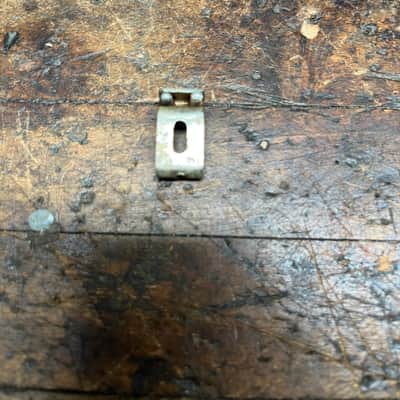 Vintage Fender Pat Pend Stratocaster Guitar Saddle Fender image 3
