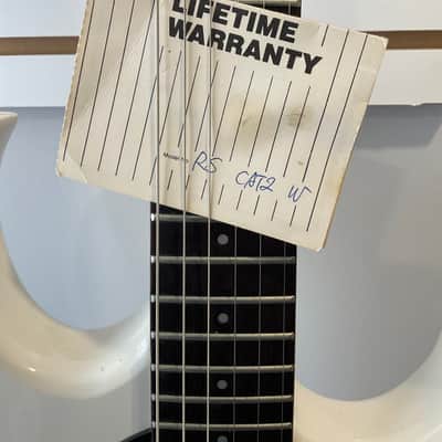 Aria Pro II The Cat 1980’s - White Guitar image 10