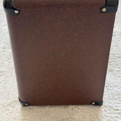 Marshall Acoustic Soloist AS80R 2-Channel 80-Watt 2x10" Acoustic Guitar Combo 1994 - 1999, including foot pedal, cover and rolling case - Brown image 8