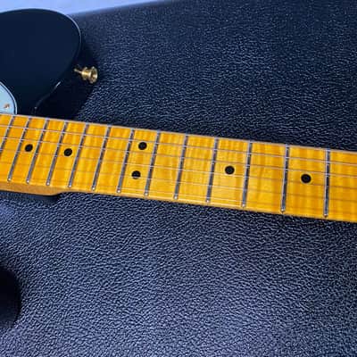 NEW! Fender Custom Shop Flamethrower Telecaster - NOS - Modern Specs - Texas Special Pick-Ups - AAAA Flamed Neck - Black Finish - Gold Hardware - Authorized Dealer - 7.45lbs - G07166 image 6