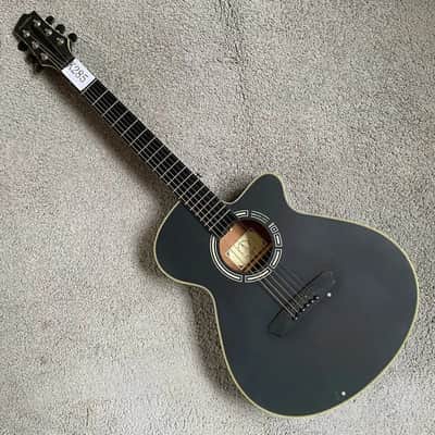 40 Inch Thin Body Acoustic Guitar, Mahogany Neck, Rosewood Fingerboard image 2