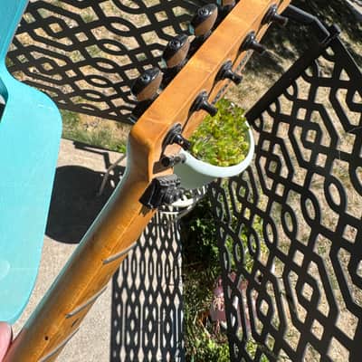 Late 80s Warmoth Telecaster Tele Birdseye Maple Neck Floyd Compound Radius Clapton Profile image 11