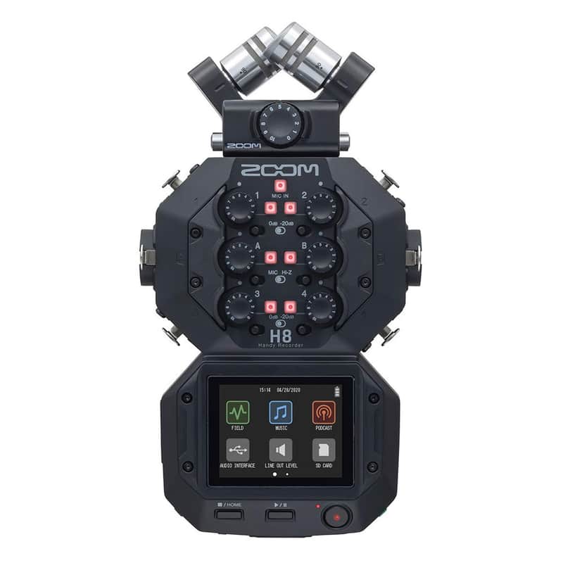 Zoom H8 12-Track Portable Audio Recorder image 1