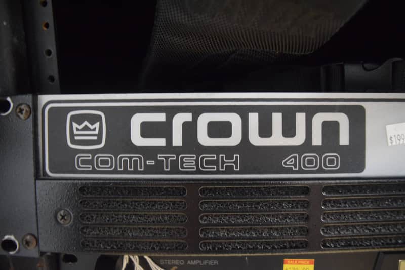 Crown Com-Tech 400 Professional Stereo Power Amplifier Rack-Mount image 1