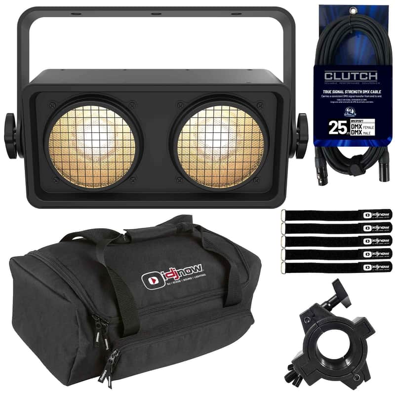 Chauvet DJ Shocker 2 Dual Zone Blinder Effect Wash Lighting Fixture w Carry Case image 1