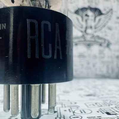RCA 6SN7GTB Preamp Tube 1960 USA - Tested image 3