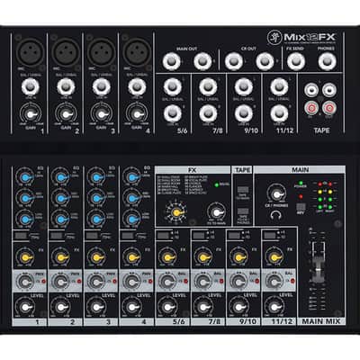 Mackie Mix12 12-Channel Compact Live Studio Mixer with Effects FX PROAUDIOSTAR image 1