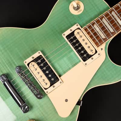 2014 Gibson 120th Anniversary Les Paul Classic - Seafoam Green | USA '57 Classic Zebra Humbucker Pickups Push/Pull Coil Split Active Boost | CoA OHSC image 6