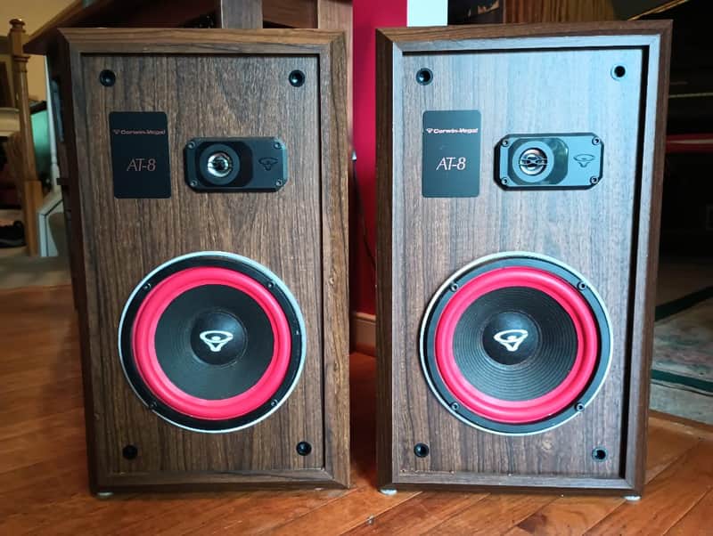 Cerwin Vega AT8 speakers in excellent condition -8 1980's | Reverb
