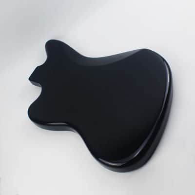 Black Jaguar Style Guitar Alder Wood Body image 6