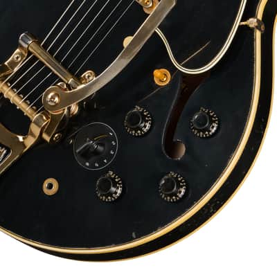 NEW! Gibson Custom 1959 ES-345 Reissue Electric Guitar - Ebony, Heavy Aged - 2026 Limited Edition Custom Collection - Authorized Dealer - Pre-Order image 8