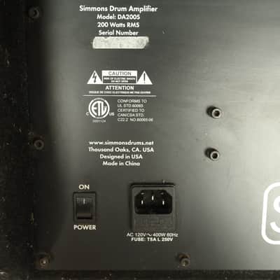 Simmons DA200S Electronic Drum Set Monitor image 10