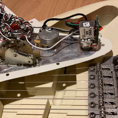 Fender Stratocaster ex-John Norum (Europe) Final Countdown World Tour 1985 White image 9