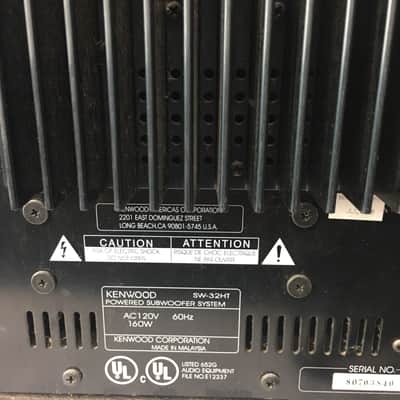 Kenwood SW-32HT Powered Subwoofer System Home Audio Surround Sound Speaker image 8