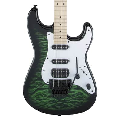 Used Jackson SDXQ X Series Adrian Smith Signature Guitar - Trans Green image 1