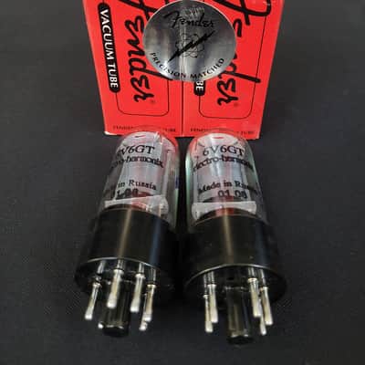 Electro-Harmonix Fender 6V6GT Tubes - Matched Pair image 3
