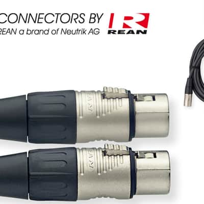 Stagg Rean Neutrik Deluxe 6M/20' Mike Mic Microphone Cable XLR Female-xlr Male image 1