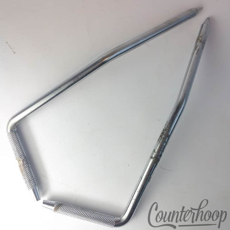 *Ludwig Folding Bass Drum Spurs Chrome Gull-Wing Super Classic Vintage 60s USA* image 1