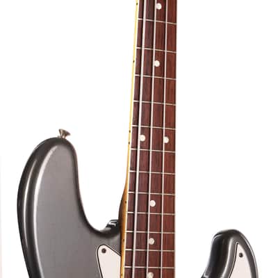 Fender Custom Shop 1966 Jazz Bass Relic Charcoal Frost Metallic Masterbuilt Dale Wilson 2011 image 7