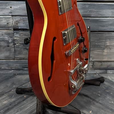 Used Hamer USA Newport Pro Electric Guitar with Hard Case image 4
