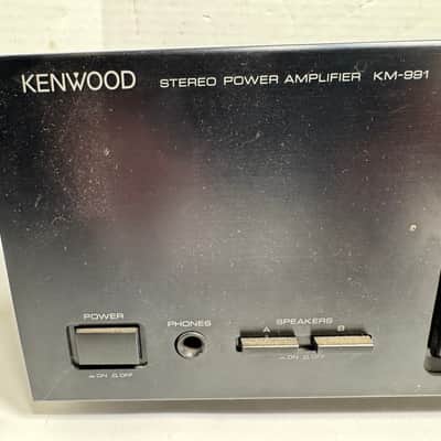 Kenwood KM-991 Stereo Power Amplifier Tested Working image 2