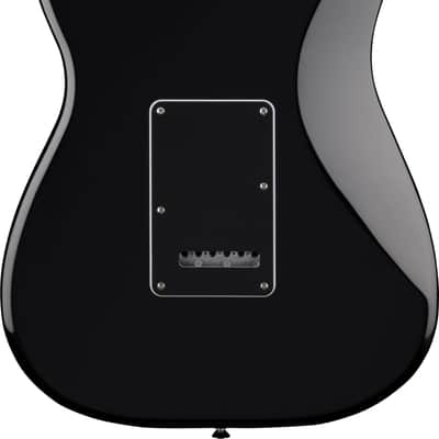 Fender Standard Stratocaster HSS Black Pickguard Black image 3