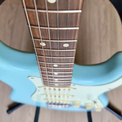 Fender CME Road Worn '60s Stratocaster Daphne Blue - Relic w/CS pickups and Case 7.67lbs image 7