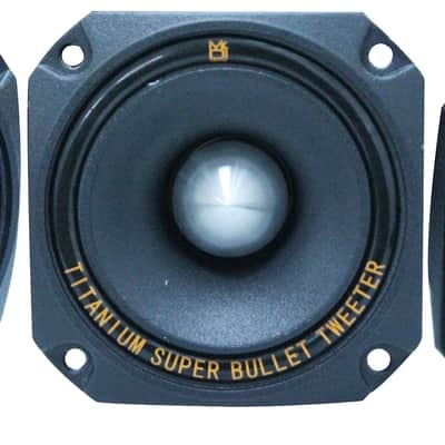 Mr. Dj HDT700B 3.5-Inch Titanium Bullet High Compression Tweeter for Car, Van, ATV, UTV, Marine, Boat, Motorcycle, Motorsports, and Competition image 2