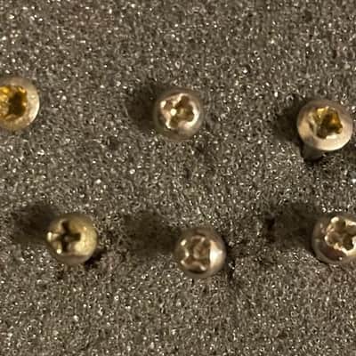 Vintage ORIGINAL 1950's - 70's Fender Precision and Jazz Bass also Gibson Long Mounting SCREWS (6) - RARE FIND! image 3