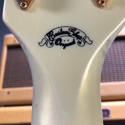 Gibson Les Paul Rare Custom Shop Original One Off Design "Glitter Girls" 1989 Pearl White image 21