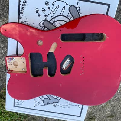 Fender Deluxe Series Telecaster Body SSH 2020's Candy Apple Red image 1