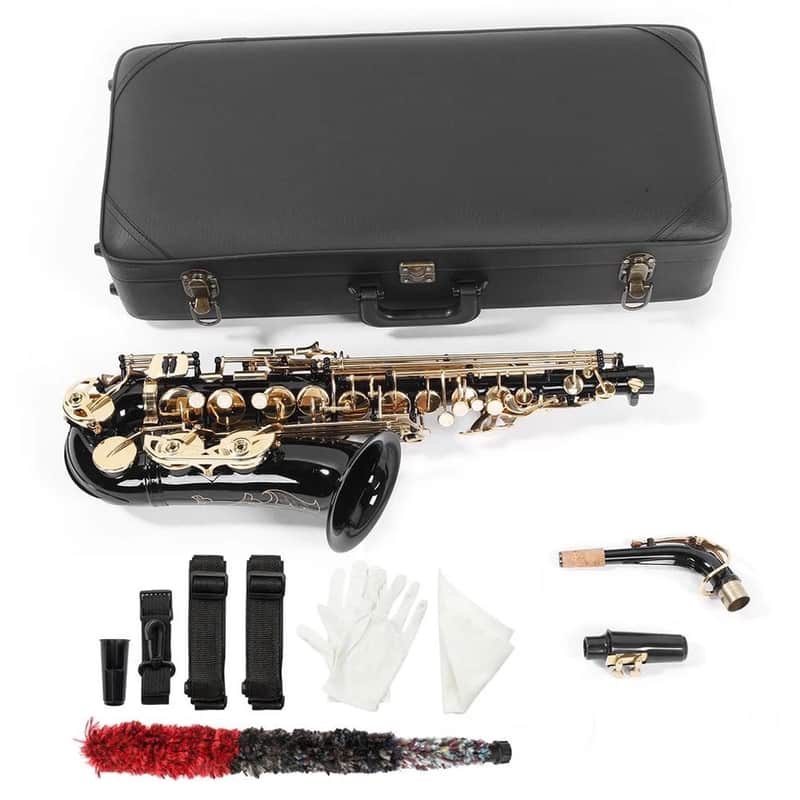 Cxxss Professional Alto Black Saxophone Sax With Strap Shell Button image 1