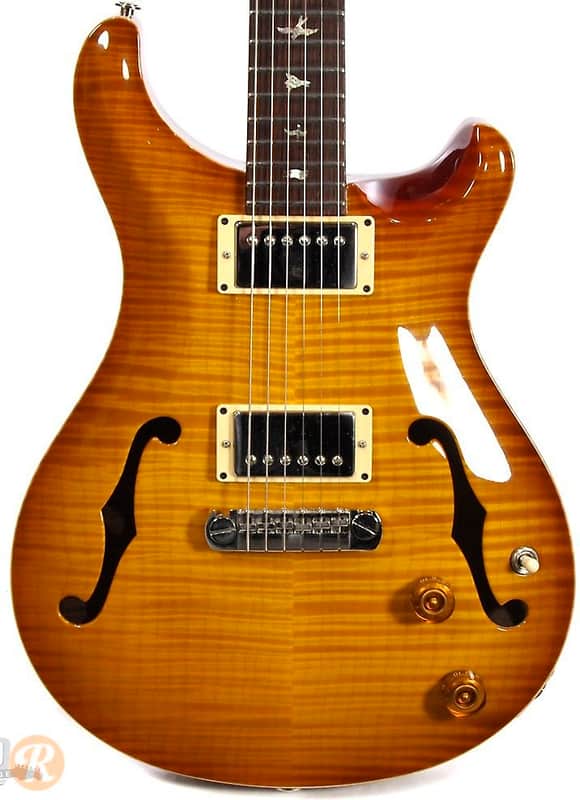 PRS McCarty Hollowbody II with Birds and 10 Top Sunburst 2010 image 1